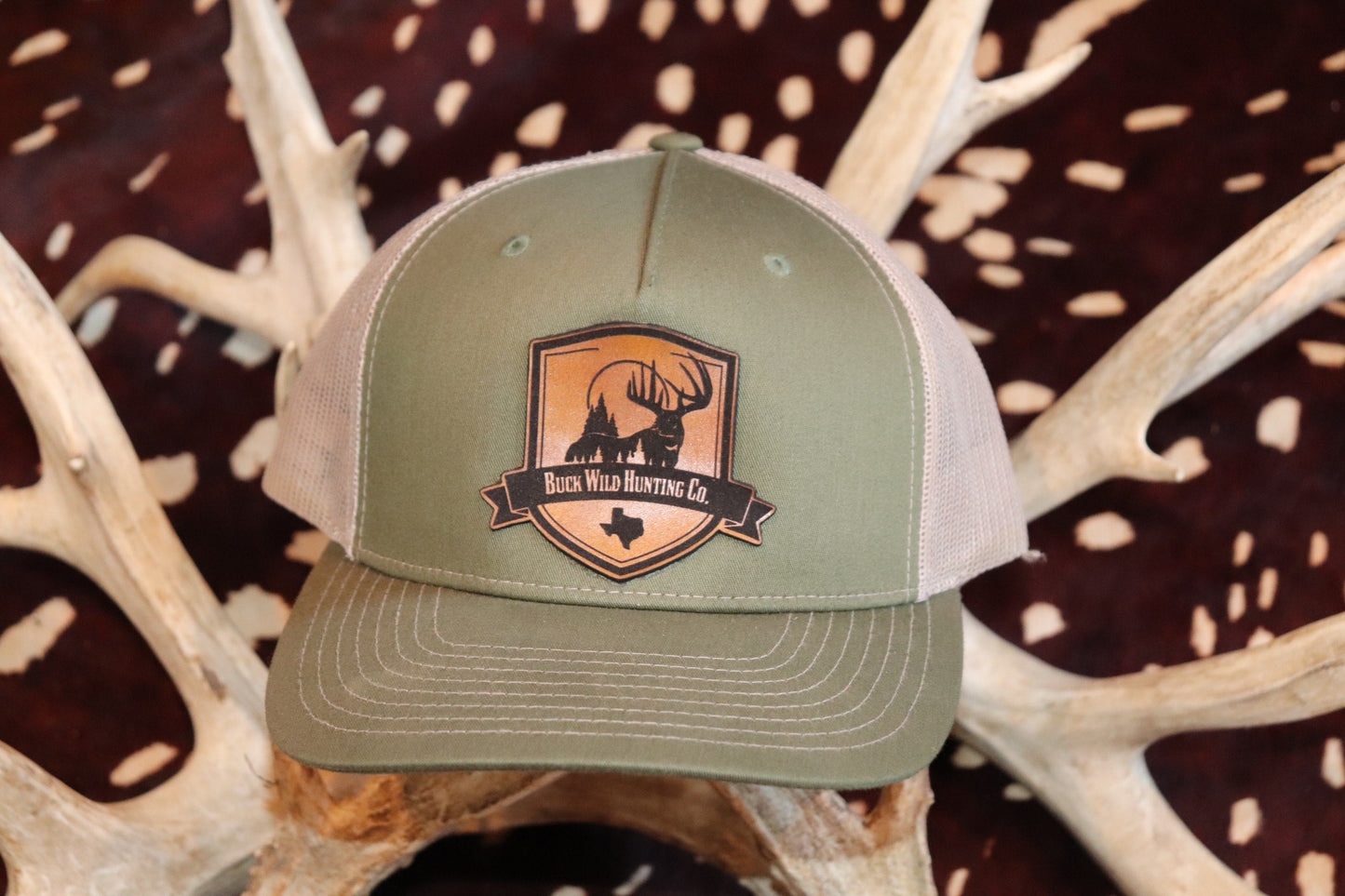 BWHco Hunting Co. Loden/Tan Leather Patch
